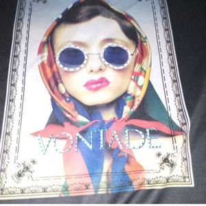 vintage graphic bling dress